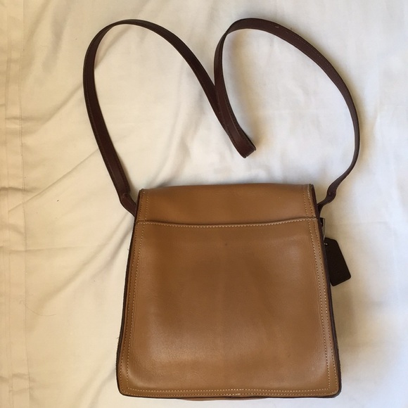 Vintage Coach Leather Crossbody Messenger Bag - Picture 7 of 7